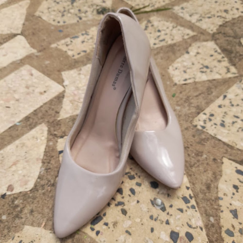 cream heels